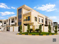 Luxury modern villa for sale | Corner villa on two streets | 6 master bedrooms | Private pool | Behi