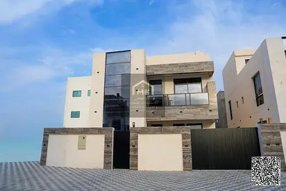 Luxury Custom-Built Villa for Sale in Al Helio – Ajman ✨ Stone Facade with Super Deluxe Custom Finishes on an Asphalt/Paved Road! 📍 Location: Ajman