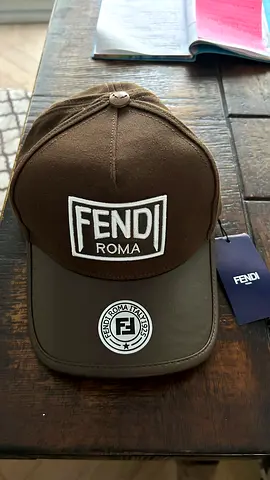 Brown Fendi Roma Baseball Cap - New with Tags