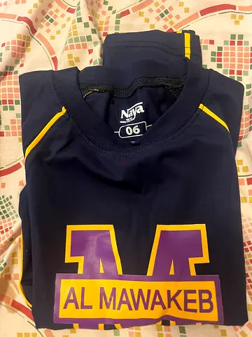 Al Mawakeb Navy Sports Jersey Size 06