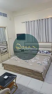 Furnished Studio for Monthly Rent in Al Baraka Building Ajman Corniche AED 2700 Bills Included