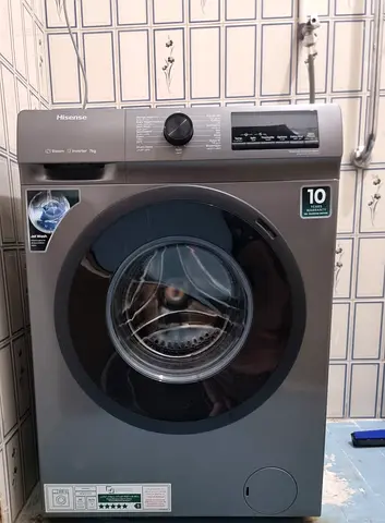 Hisense Front Load Washing Machine - 7kg, Grey, Excellent Condition