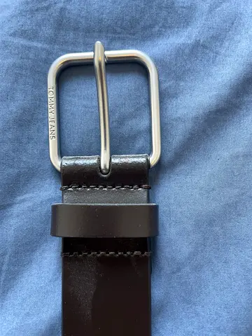 Tommy Jeans Brown Leather Belt, Good Used Condition