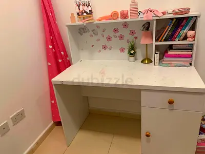 Desk, bed and side table bed for sale