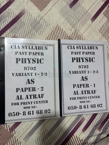 AS Level Physics Past Paper Booklets