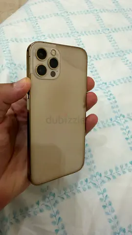 iPhone 12 Pro (Gold) with clear case - Good working condition