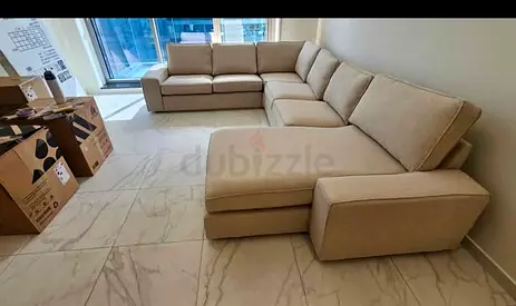 IKEA Kivik U Shape Sofa Beige Excellent condition