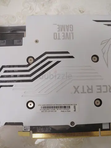 ZOTAC GeForce RTX 3070 8GB graphics card (white backplate) - used