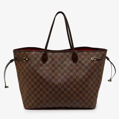Louis Vuitton Damier Ebene Canvas Neverfull GM Bag