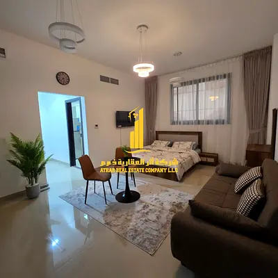 فرصة ذهبية أفخم استوديو اول ساكن مفروش بالكامل للإيجار الشهري في النعيمية 1 شارع الكويت خلف ابراج النعيمية  – عجمان ✨