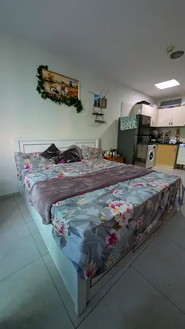 King Bed Frame having storage with Mattress in Good Condition - White Wooden