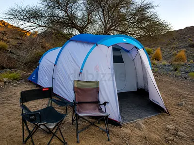 Quechua XXL 4-Person Camping Tent with Living Area