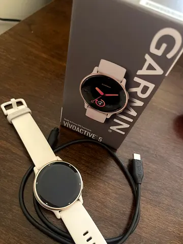 Garmin Vivoactive 5 Smartwatch with Charger and Box