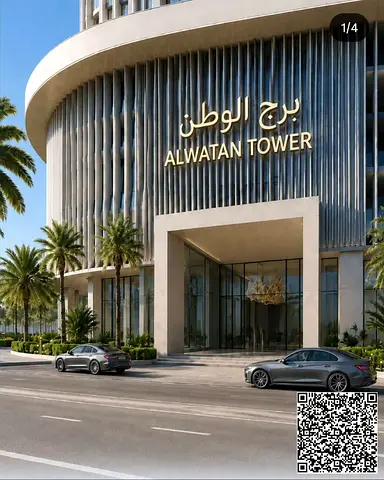شقة غرفة وصالة للبيع في برج الوطن عجمان