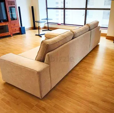 Excellent Condition IKEA _ KIVIK L SHAPE SOFA BEIGE