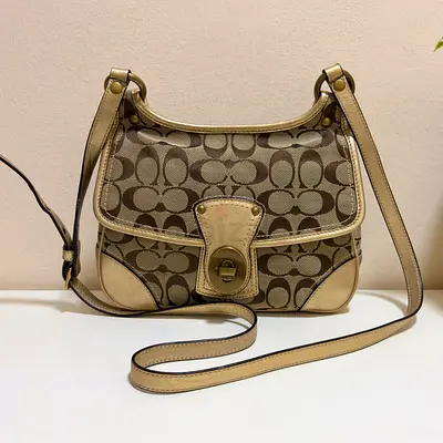 Coach Signature crossbody bag