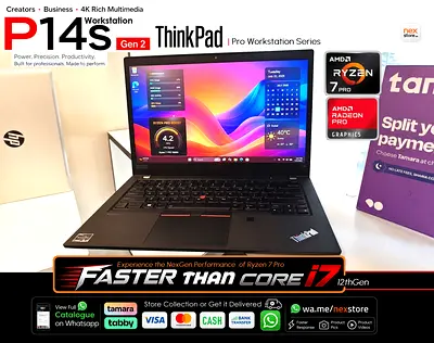 ThinkPad P14s Gen2 - Pro Fast Creators CAD Ryzen 7 Pro SlimWorkstati x1 t14 p16 xps precision p15 p1
