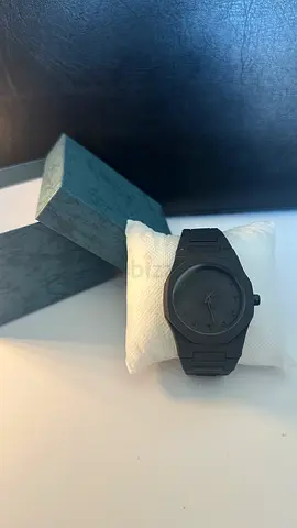 Matte Black Wristwatch in original packaging