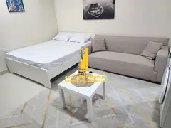 Luxury second occupied studio with open kitchen and open view, fully furnished ✨ Ajman Al Hamidiya