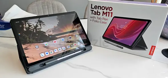 Lenovo Tab M11 with Tab pen + folio case 4G LTE, 128 GB storage , 4GB RAM For sale