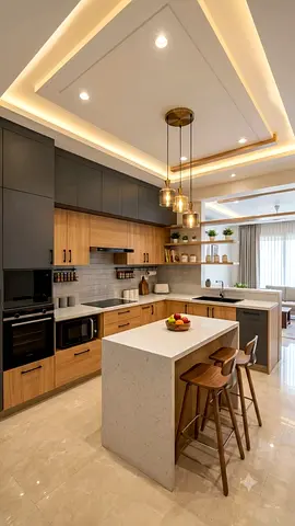 Modern design kitchen island