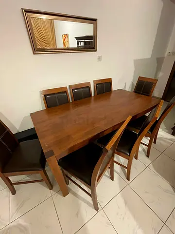 Dining table with chairs