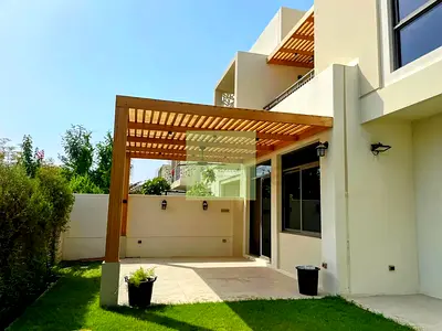 Upgraded 4Bed+Maid Corner Villa | On the Park | Noor Townhouses