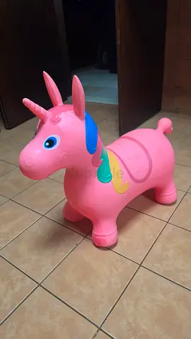 Baby car and baby unicorn bouncy (great condition no damage )