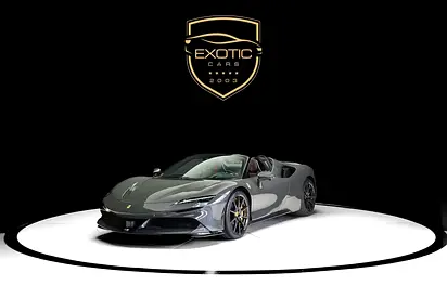 SF90 SPIDER ASSETTO FIORANO | CARBON INTERIOR | CARBON EXTERIOR | SERVICE JULY 2030 | NARDO GREY