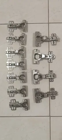 Stainless steel concealed cabinet door hinges