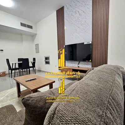 ✨ Luxury apartment for monthly rent, one bedroom and a hall with an open view, fully furnished with elegant furniture and a fully equipped kitchen