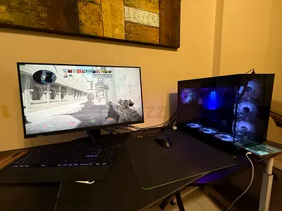 Gaming PC Ryzen 7 7800X3D + RTX 5070 + 32GB DDR5 + 1TB NVMe + 240Hz 2K Monitor