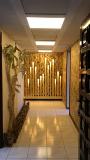 Fully covered Partition available behind Salah AL Din  Metro Station,
