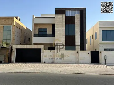 فيلا فاخرة للبيع داخل كمبوند راقٍ في أجمل مناطق عجمان | مصعد داخلي + تكييف O General | تصميم مودرن وتشطيبات فاخرة ومساحات واسعة تمنحك أعلى مستويات