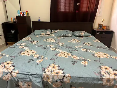 Queen wooden bed frame