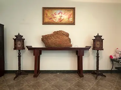 Chinese Hardwood Console Table