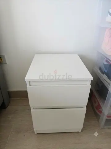 Ikea night stands for sale white