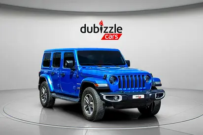 AED 2415/month | 2023 Jeep Wrangler Unlimited Sahara | GCC Specs | Ref#498162