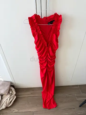 Red ZARA dress
