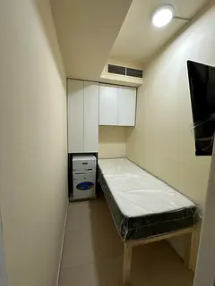 Available new single partition with smart tv and fridge in warqaa 1