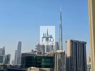 High-Floor 1BR | Burj Khalifa View | Low Rent Price