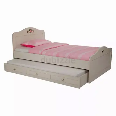 Home Centre Girls’ Single Bed with Underbed + Mattress