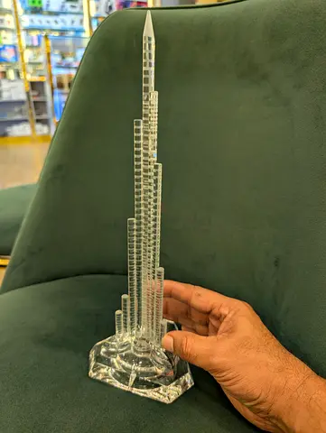 Free new crystal Burj khalifa