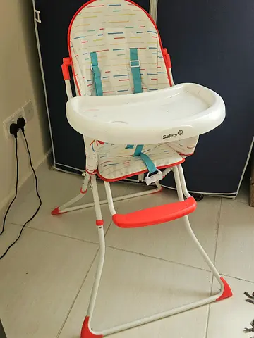 Safe  Care baby high chair in good condition with tray, not much used .