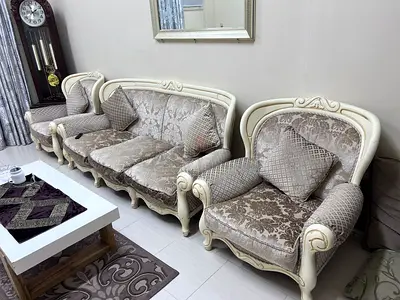 8 Seaters Wooden Frame Sofa Set for sale