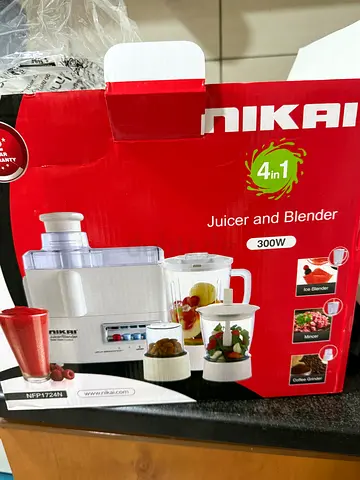 Nikai 4 in 1 Juicer and Blender 300W