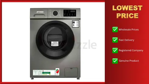 Aftron Washing Machine 7kg Front Load Silver