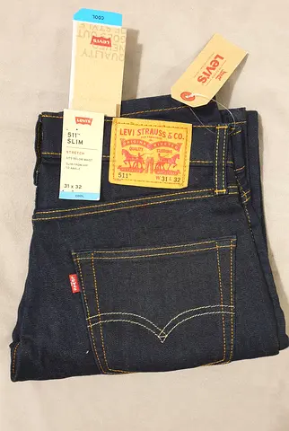 NEW Levis 511 Slim Stretch Jeans – W31 L32 – Original Tags