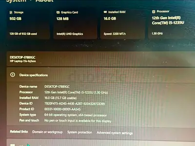 Hp laptop 15.6