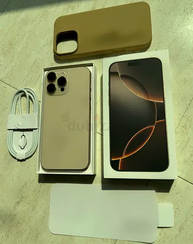iPhone 16 pro max 256gb desert titanium color
